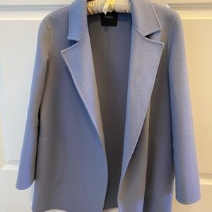 Theory Clairene wool-cashmere coat.